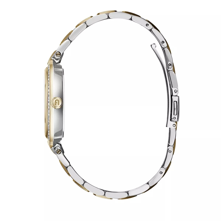 Furla Logo Links Ladies 2T Yellow Gold/Silver | Quartz Watch