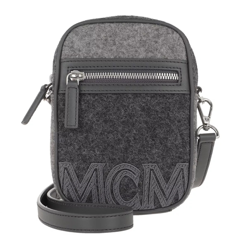 MCM Mini Loden Crossbody Bag Phantom Grey Crossbody Bag