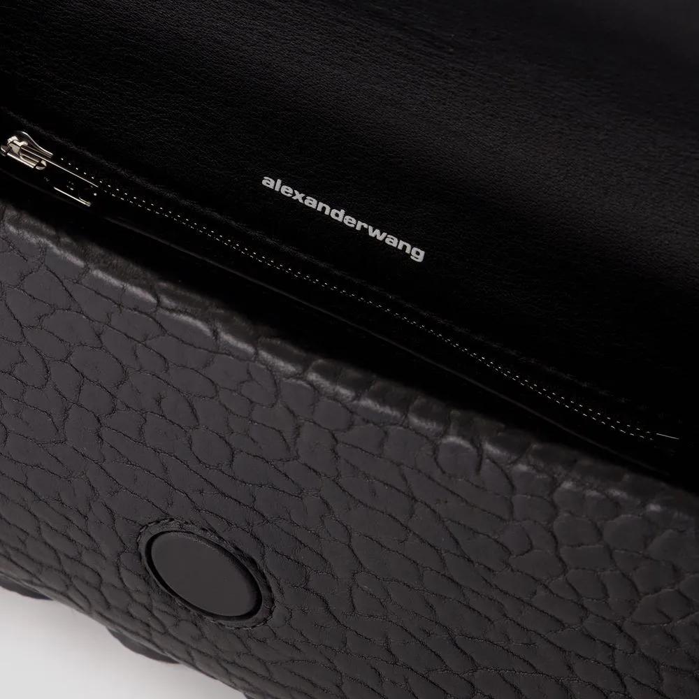 alexander wang Hobo bags Roz Wallet Shoulder Bag Leather Black in zwart