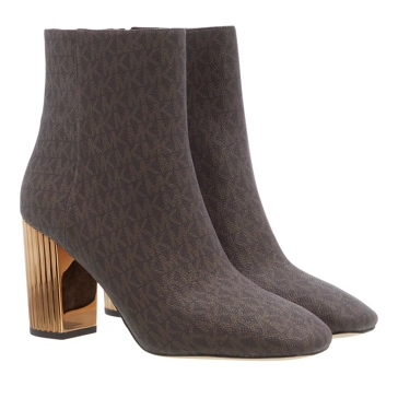 Brown michael kors boots discount