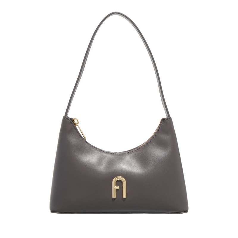 Furla Hobo Bag Furla Diamante Mini Shoulder Bag Urban Gray