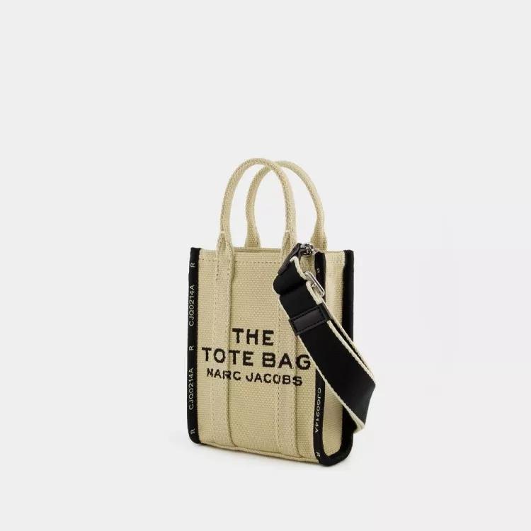 Thumbnail - Marc Jacobs Shopper & Totes - The Phone Tote Bag - Cotton - Beige - Gr. unisize - in Braun - für Damen