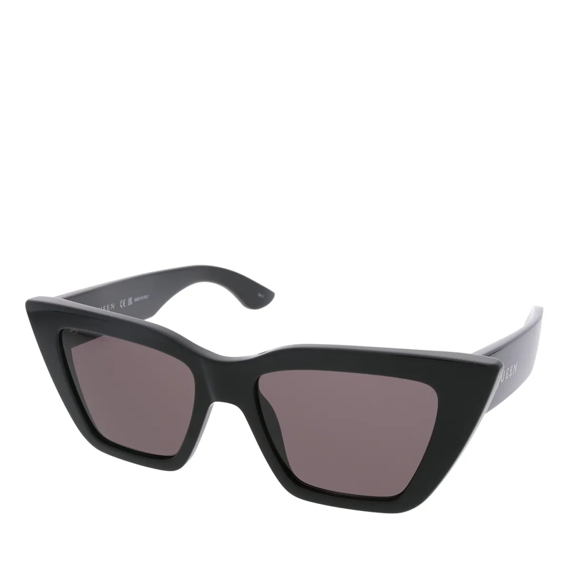 Alexander McQueen Sonnenbrille AM0507S-001 Black-Black-Grey