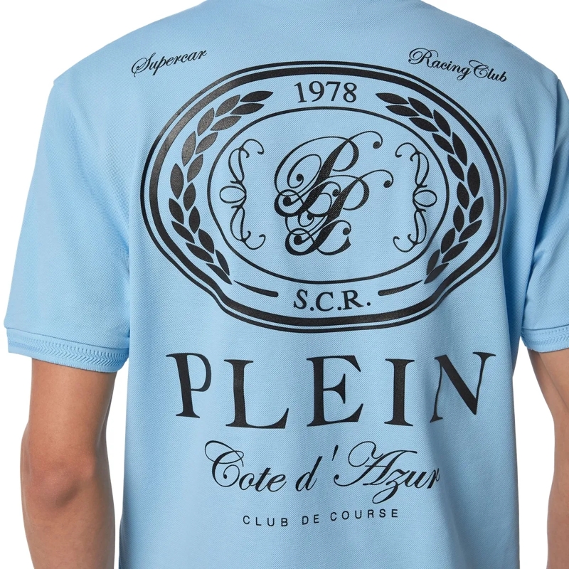 Philipp Plein Top Polohemd hell-blau(Image 5)