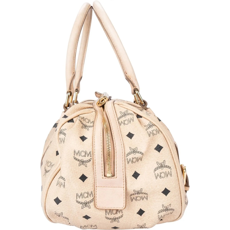 MCM Sac à bandoulière MCM Vietos Monogram Handbag beige
