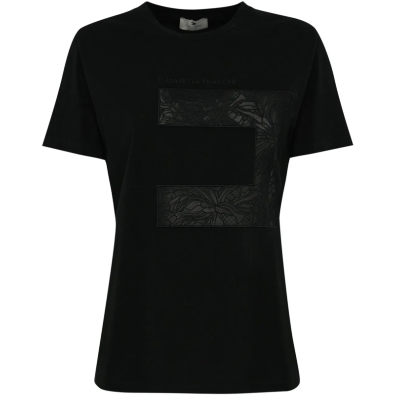Elisabetta Franchi T-shirt T-Shirts And Polos Black schwarz
