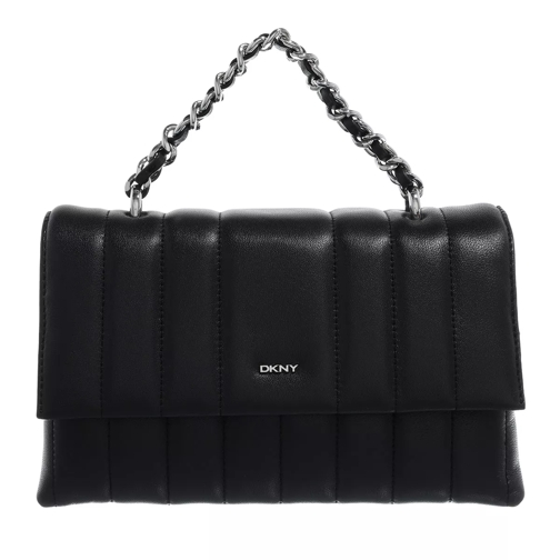 DKNY Seva Medium Shoudler Bag Black/Silver Satchel