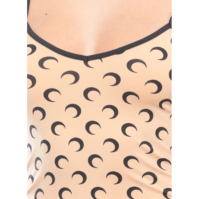 Marine Serre Top Top Beige gelb(Image 4)