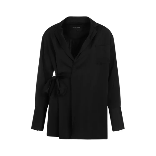 Fabiana Filippi Black Viscose Blazer Black 