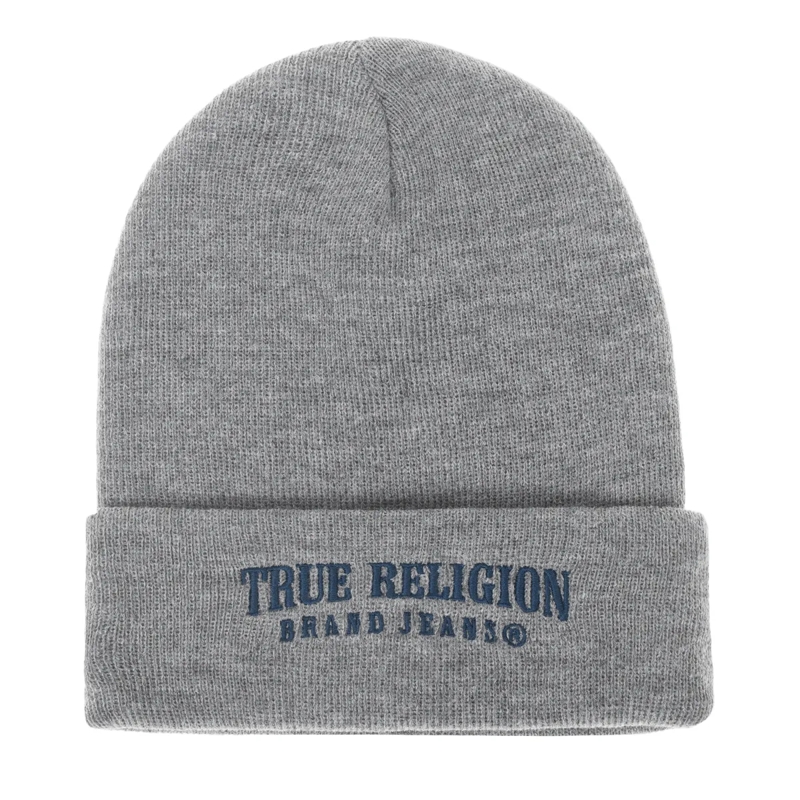 True Religion Hut Beanie grau