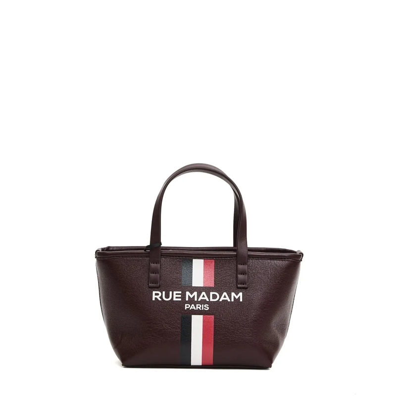 Rue Madame Sac à bandoulière Bordeaux Mini Shopping Bag Burgundy