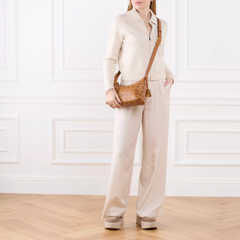 MCM Crossbody Bag Aren Hobo Cognac(Image 2)