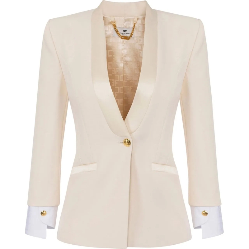 Elisabetta Franchi Übergangsjacke Jackets Burro beige