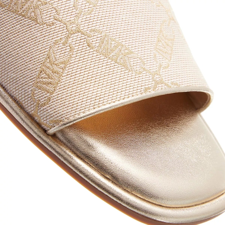 Michael kors slide cheap sandals gold