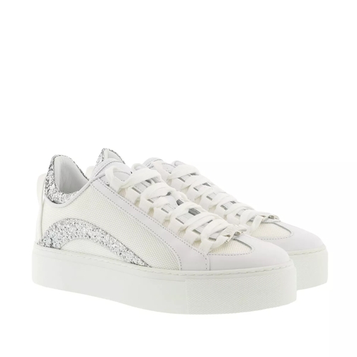 Dsquared2 551 Sneakers Bianco Argento Low-Top Sneaker
