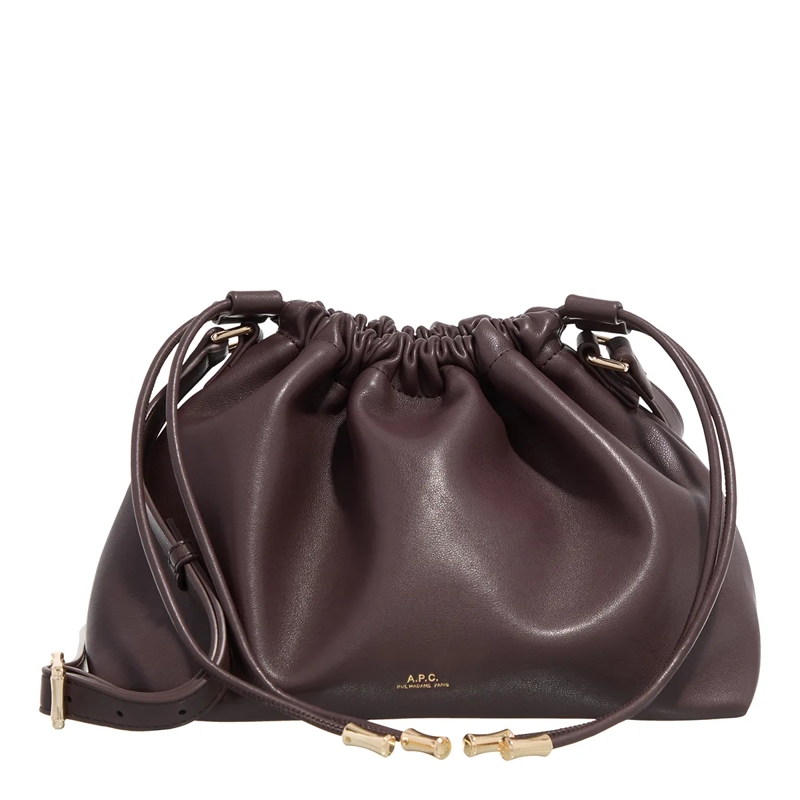 A.P.C. Crossbody Bag Sac Ninon Cae Dark Brown