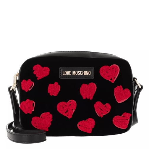 Love Moschino Handle Bag Velvet Nero Crossbody Bag