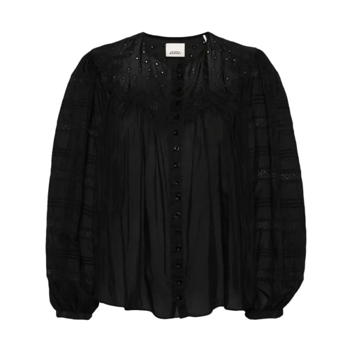 Isabel Marant Blusen Gregoria Cotton Shirt Black