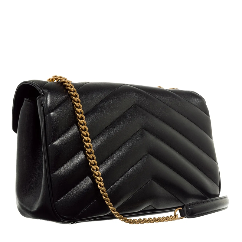 Saint Laurent Schultertasche LouLou Medium Black(Image 4)