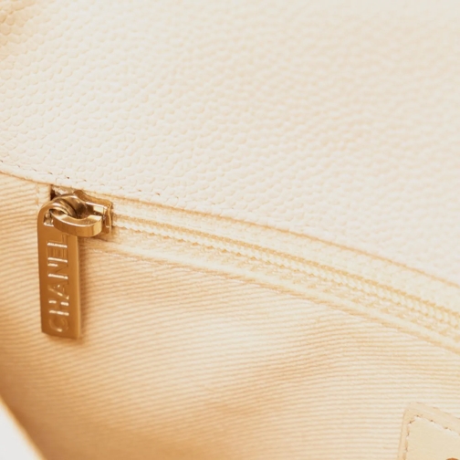 Chanel Sac à bandoulière 2018 Medium Caviar Paris Cuba Thread Around Flap braun (Image 12)