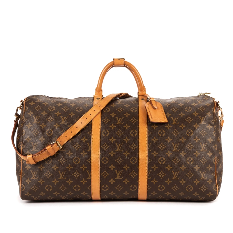 Louis Vuitton Crossbody Bag Keepall Bandouliere 55 braun