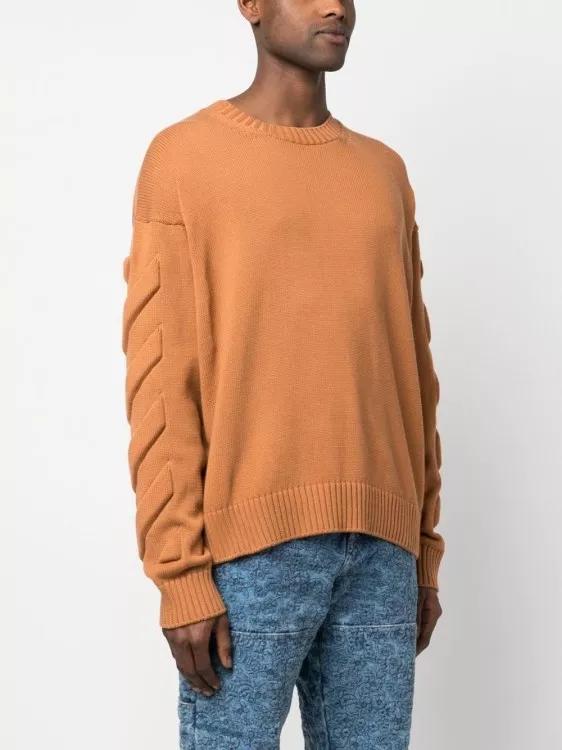 Orange off white outlet sweater