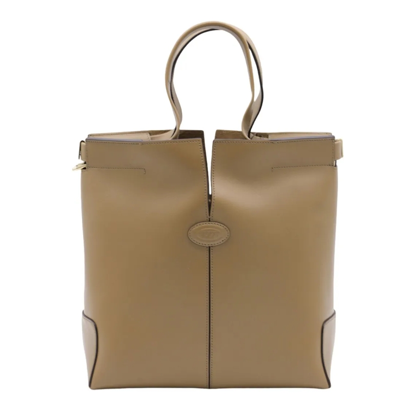 Tod's Schultertasche Structured Tote Bag With Matte Finish And Neutrals