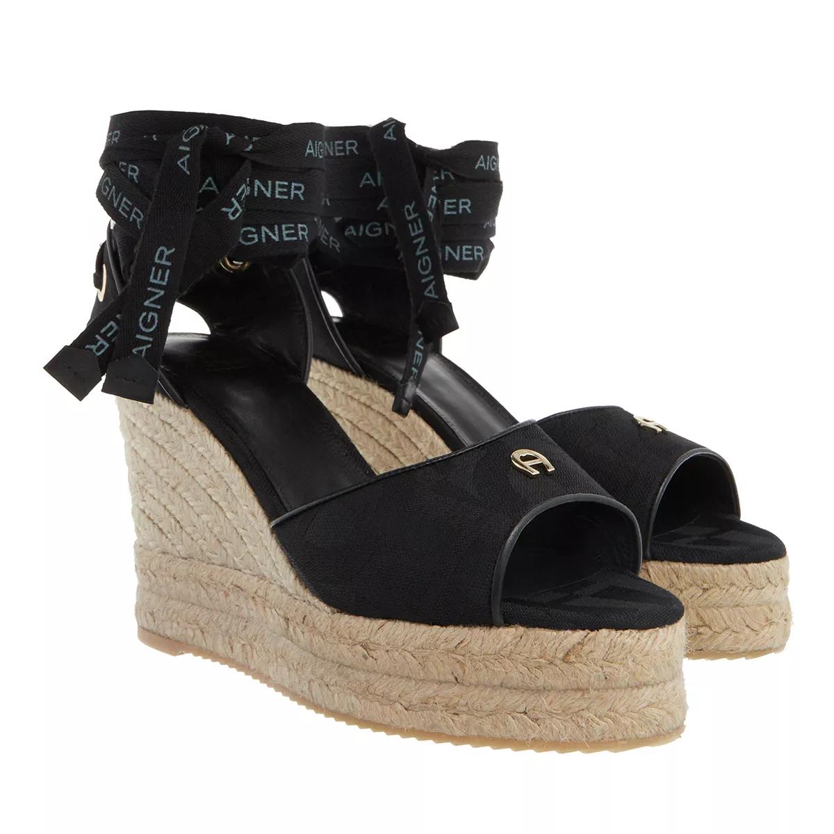 AIGNER Carmen 1 Black Espadrille