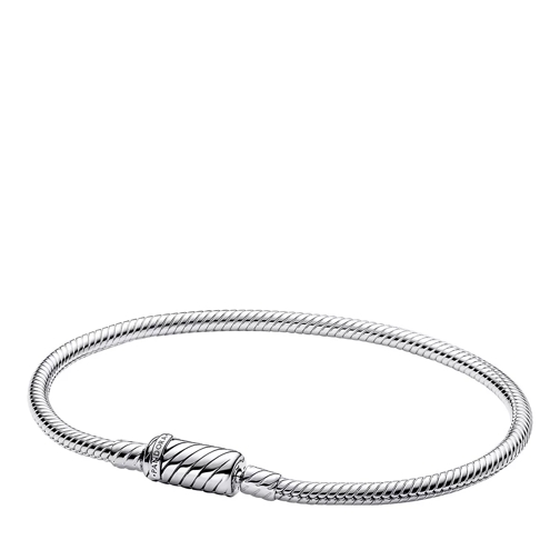 Pandora Snake chain sterling silver bracelet with magnetic No Color Bracelet