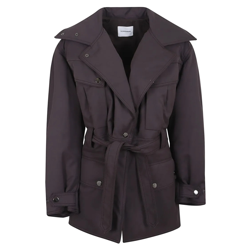 Andamane Übergangsjacke Regular Fit Brown Jacket Black