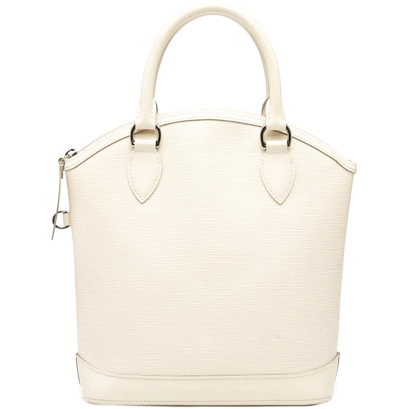 Louis Vuitton Tote Epi Lockit Vertical weiß