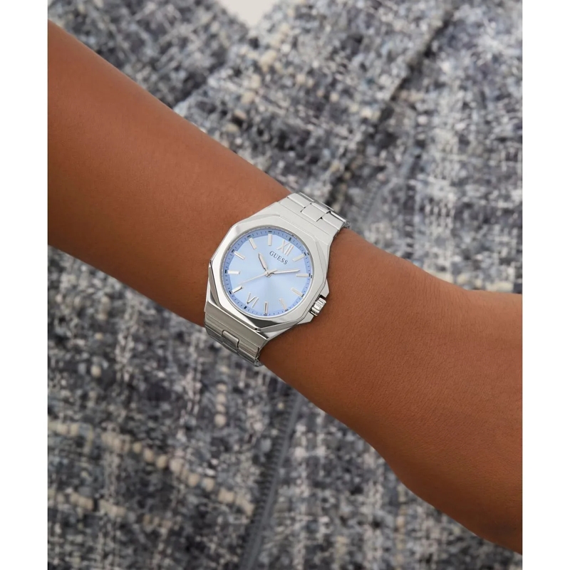 Guess Quarzuhr Quarz-Analoguhr Empress silber(Image 5)