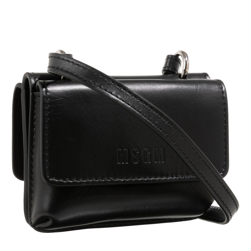MSGM Micro Tas Crossbody Bag Black(Image 5)