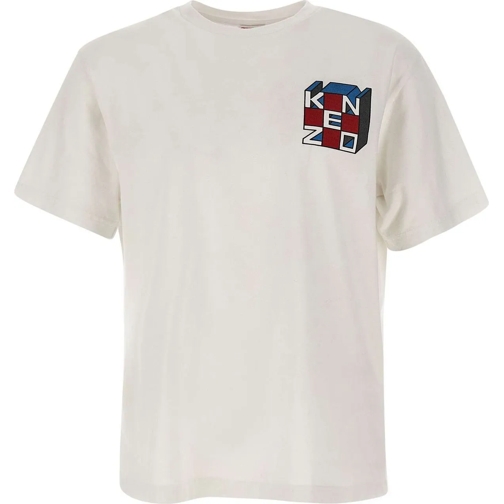 Kenzo T-Shirts Paris T-shirts And Polos White weiß