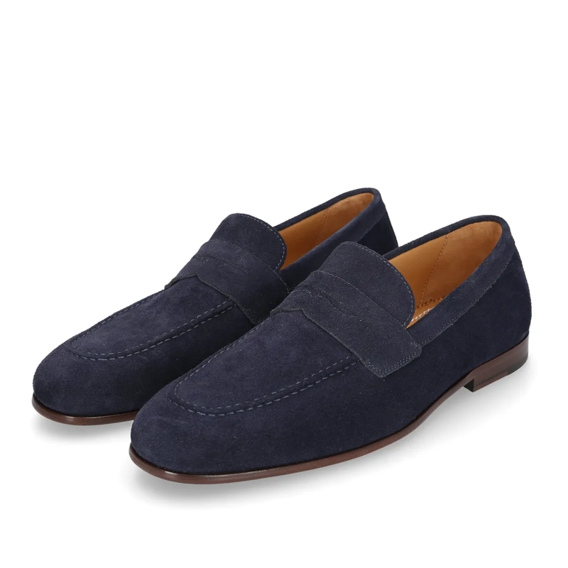 Heinrich Dinkelacker Loafer Loafer Amalfi Plain V dunkel-blau(Image 2)