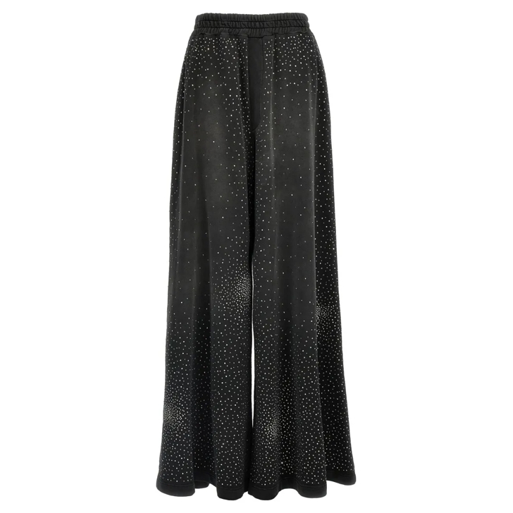 パンツ Giuseppe Di Morabito Wide-Leg Cotton Joggers Giuseppe Di Morabito Wide-Leg Cotton Joggers Black | Jogging