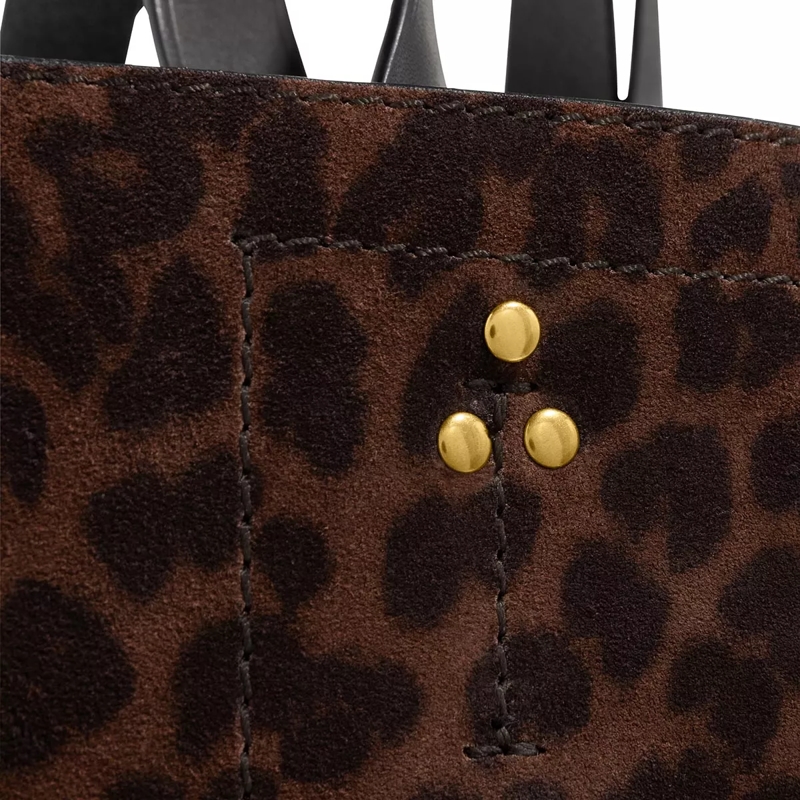 Jerome Dreyfuss Shopper Leon L Imprime Leopard Naturel(Image 5)