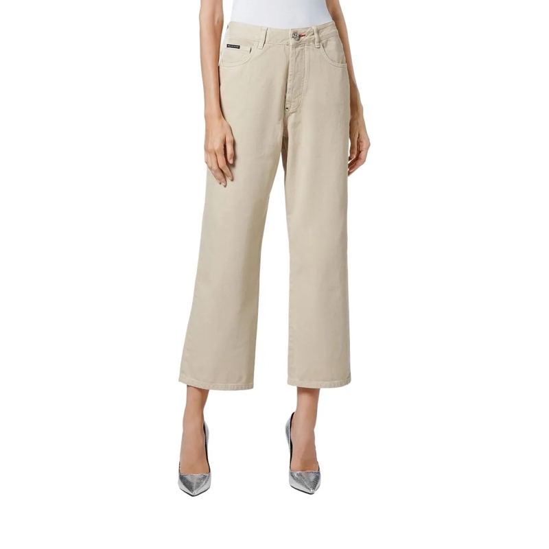 Philipp Plein Jeans Jeans Loose Fit Iconic Plein beige(Image 3)