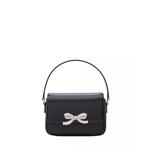 Self Portrait Black Leather Micro Bag Black Mikrotasche