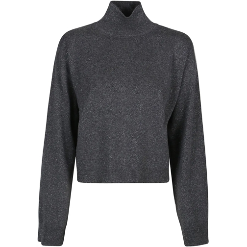 Fabiana Filippi Sweatshirts Turtle Neck Sweater Grey grau