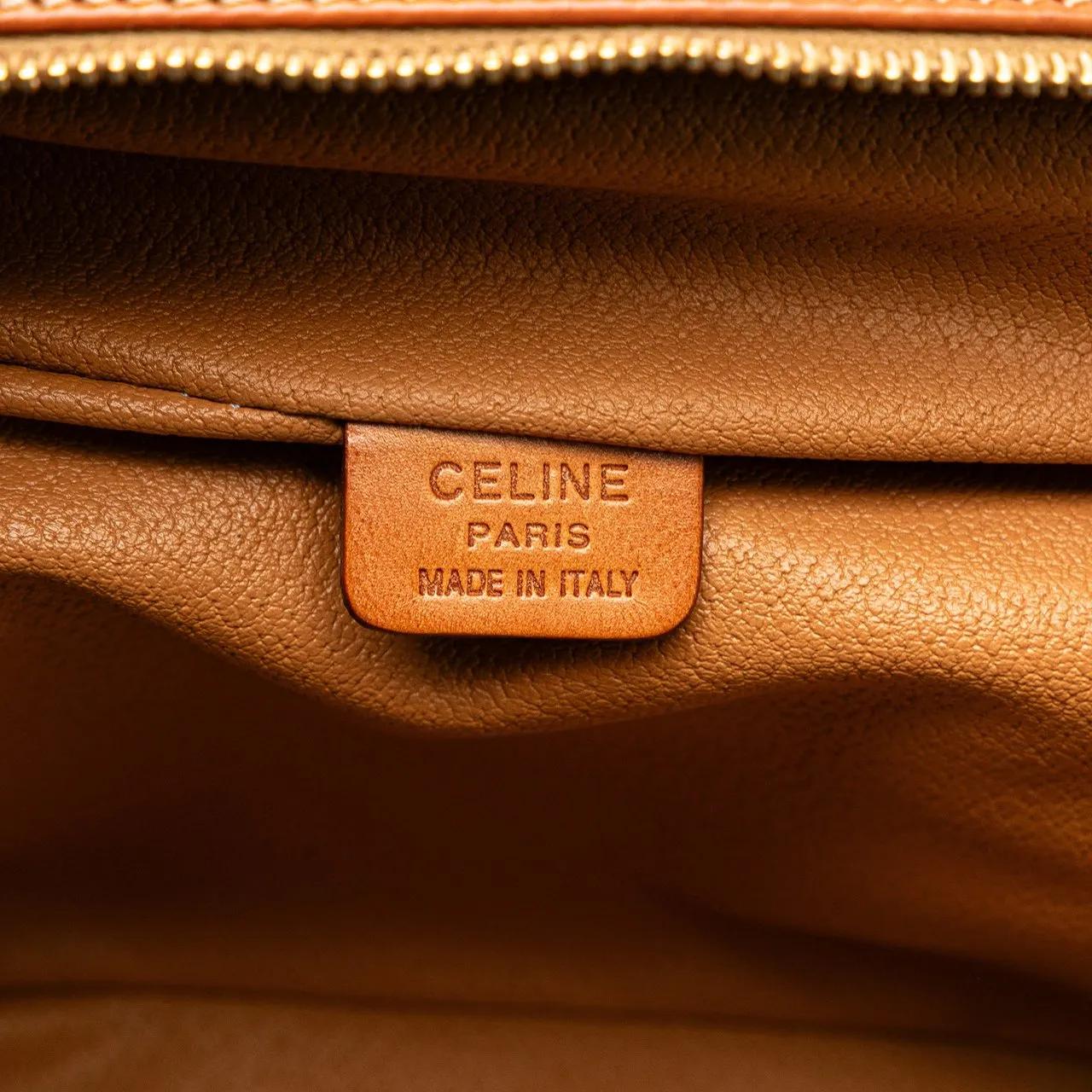 Thumbnail - Celine Kosmetiktaschen - Macadam Coated Canvas Vanity Bag - Gr. unisize - in Braun - für Damen