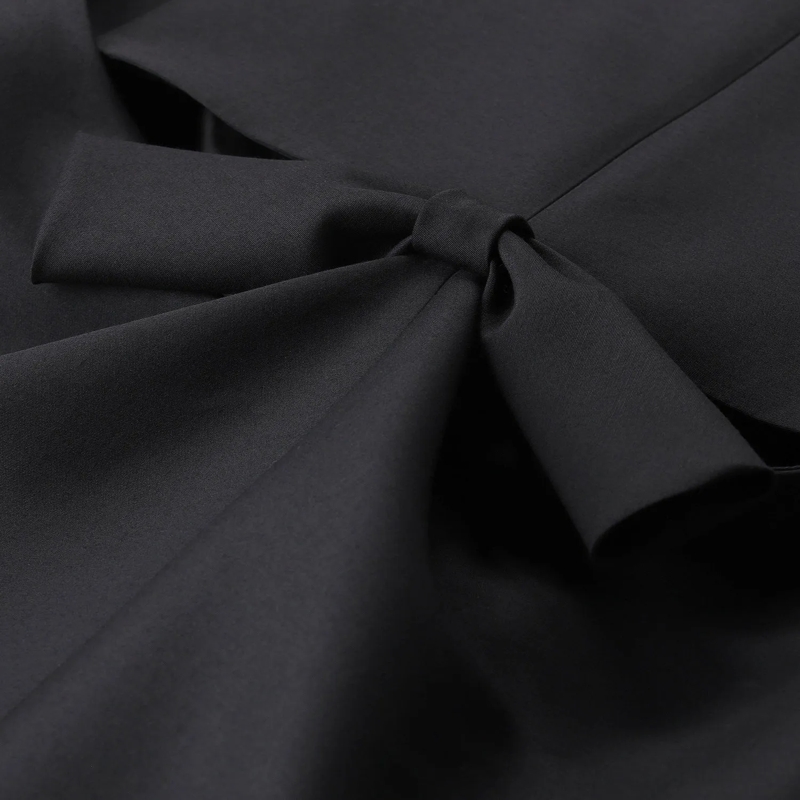 Balenciaga Minikleid Midikleid mit Wolle & Seide schwarz(Image 4)