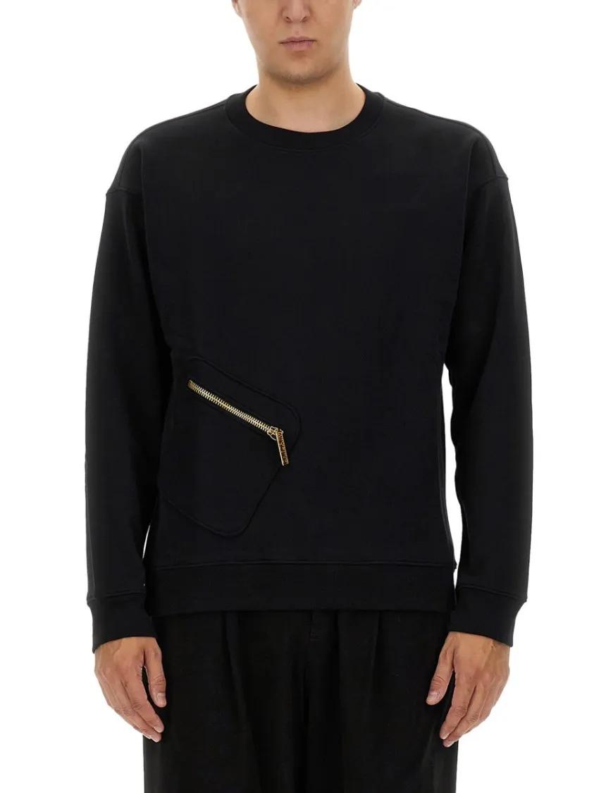 Thumbnail - Moschino - Black Cotton Sweatshirt - Größe L - schwarz