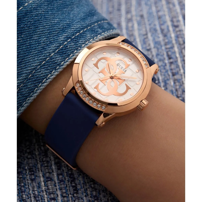 Guess Quarzuhr Quarz-Analoguhr Annette blau(Image 6)