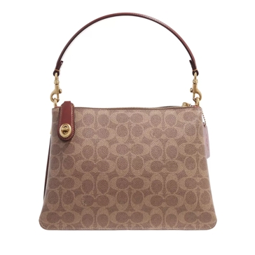 Tan coach hot sale shoulder bag