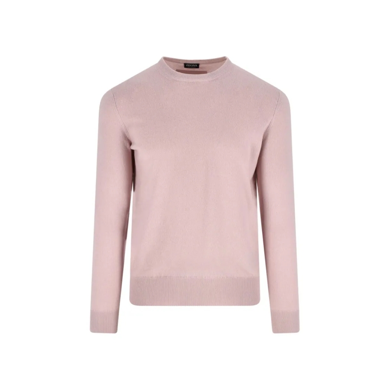 Zegna Pullover Crewneck Sweater – Pink Pink