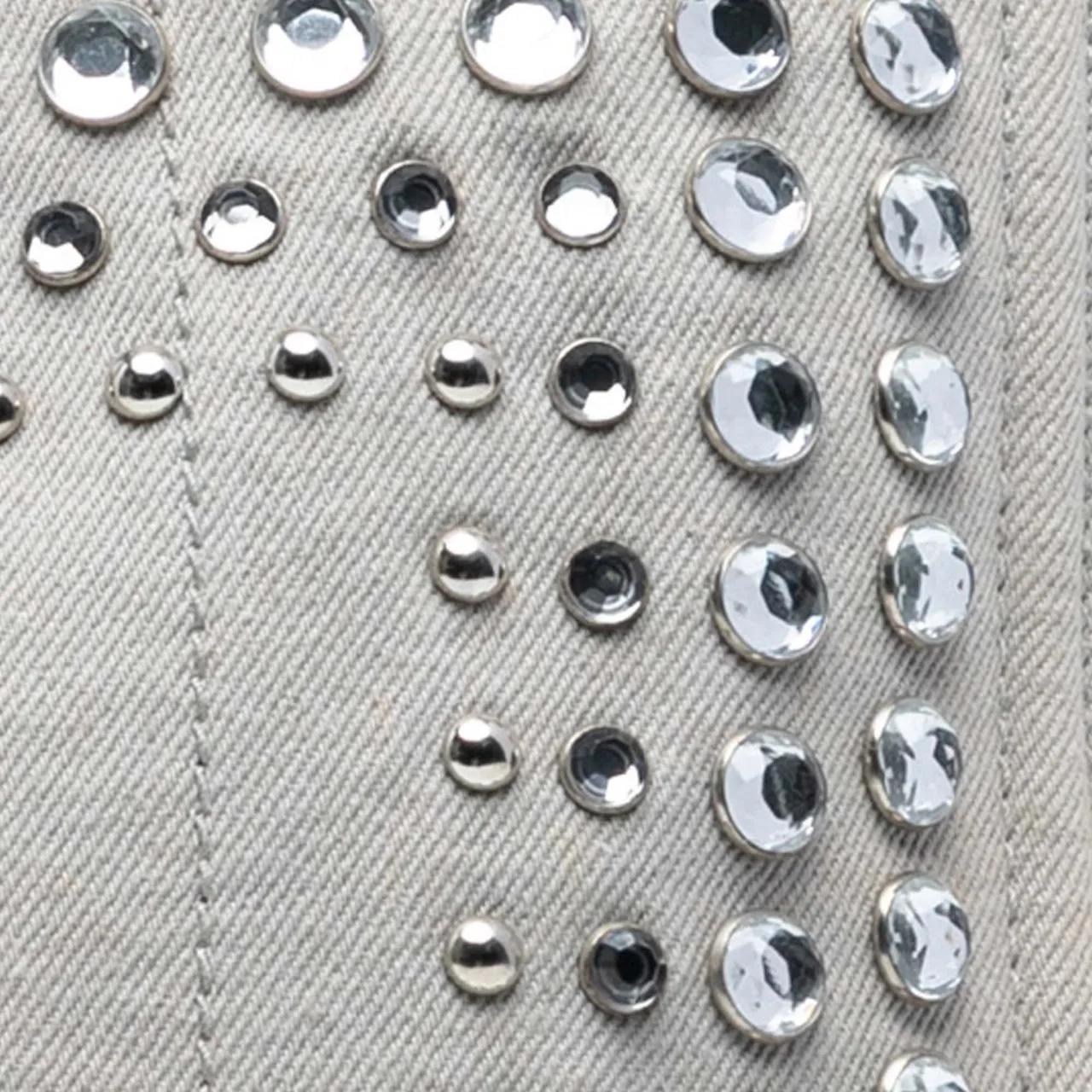 Thumbnail - Prada Hobo Bags - Canvas Canapa Bijoux Satchel - Gr. unisize - in Grau - für Damen