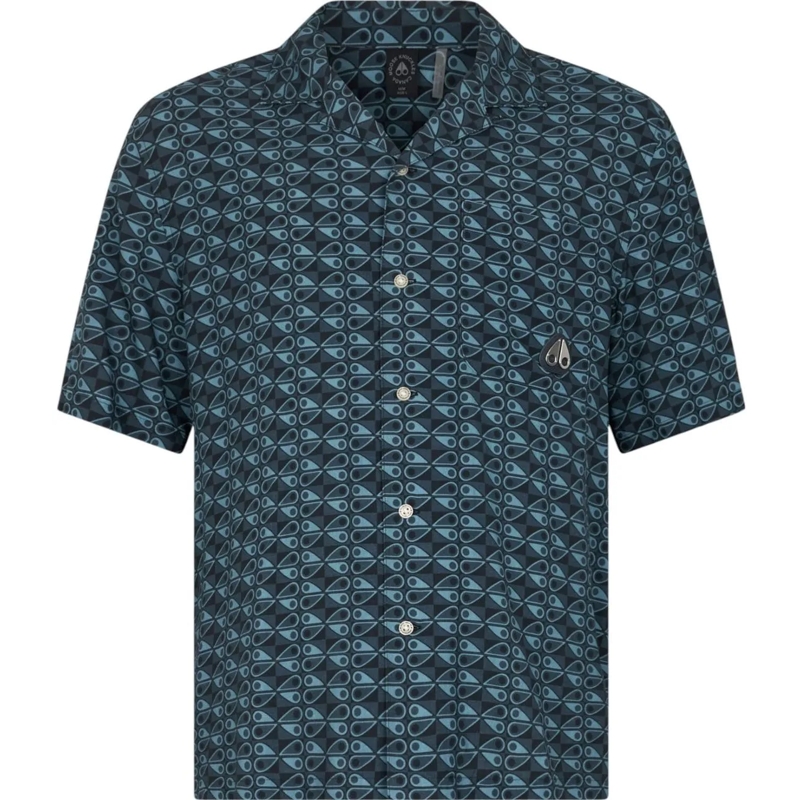 Moose Knuckles T-Shirt Heren Overshirt blau