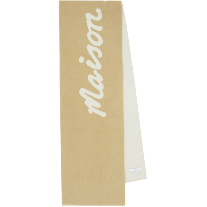 Maison Kitsune Wollschal Maison Kitsune' Scarfs Camel beige