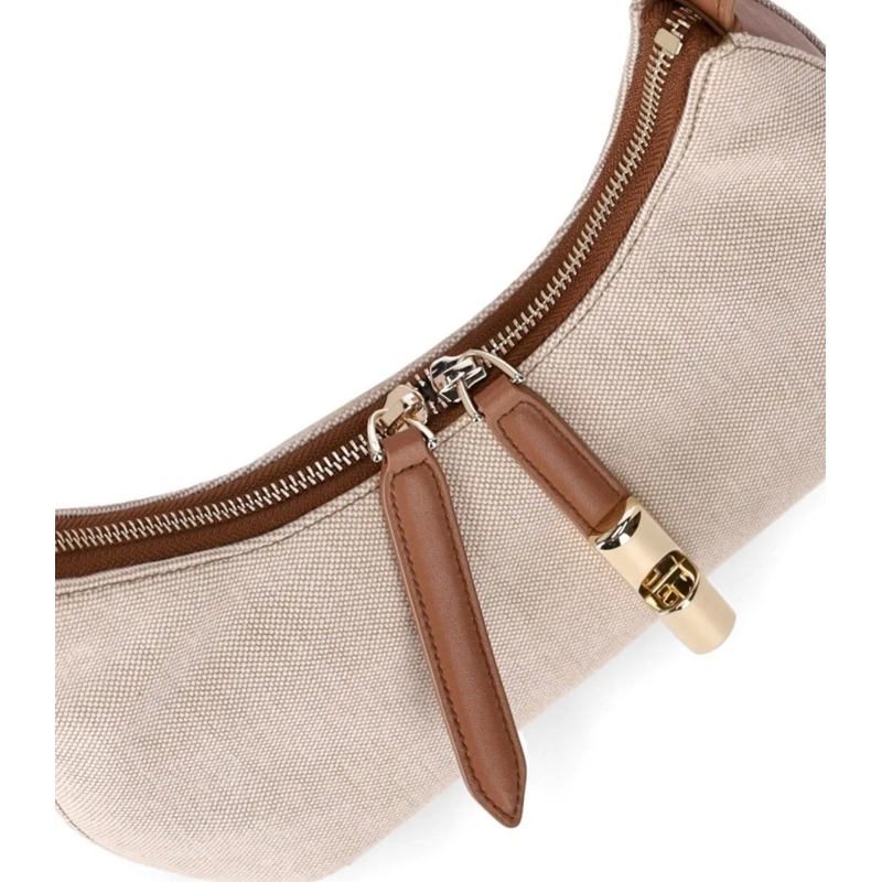 Furla Sac à bandoulière Furla Goccia S Shoulder Bag Naturale+Brandy(Image 6)